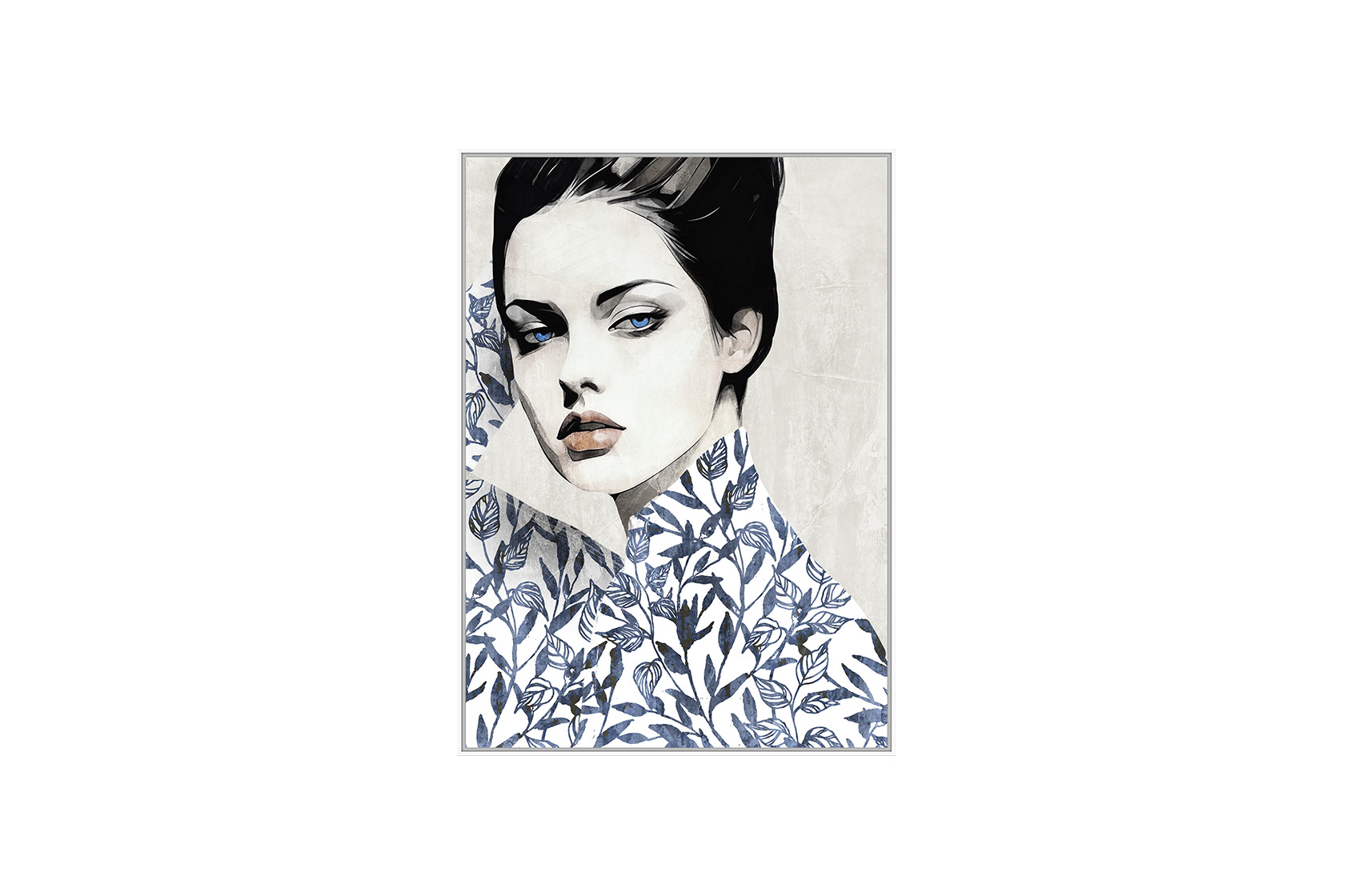 Tableau BLUE DRESS