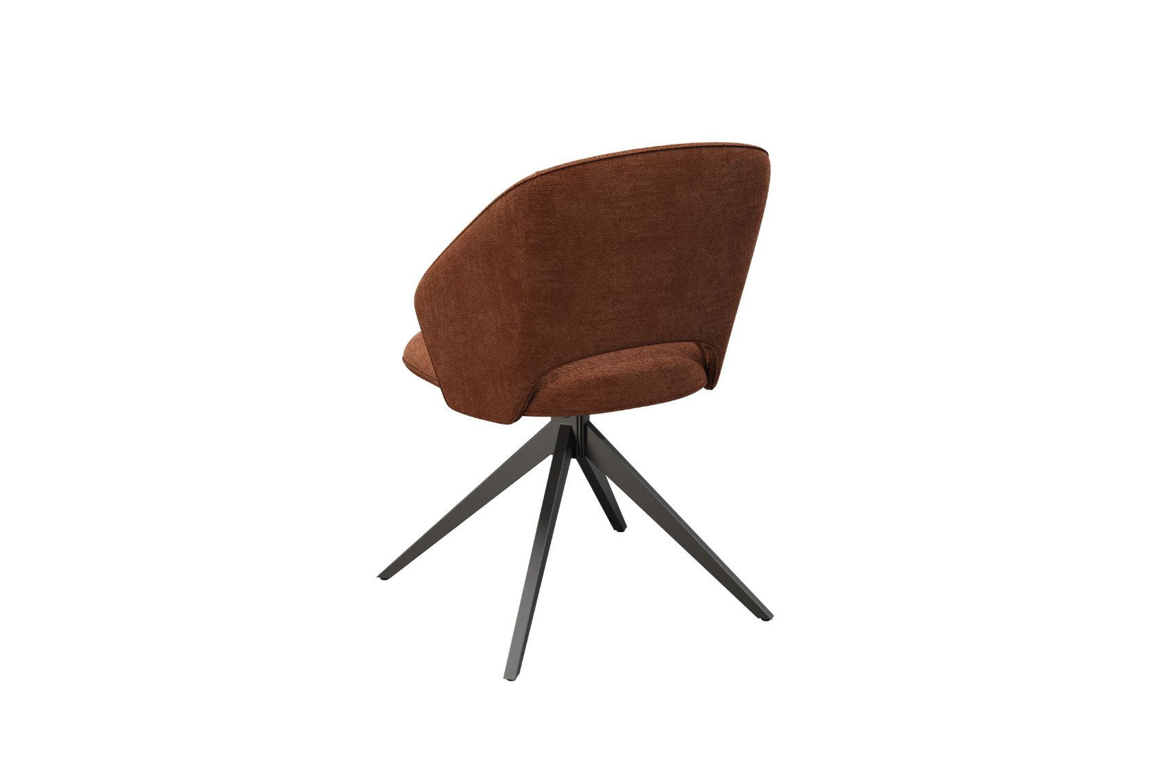 Chaise BAIA - chaise pivotante 180° tissu