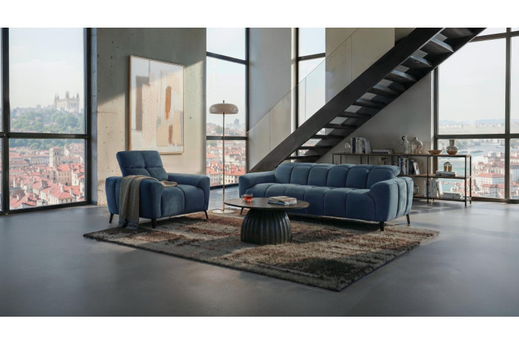 Fauteuil COMO - fauteuil tissu haut de gamme