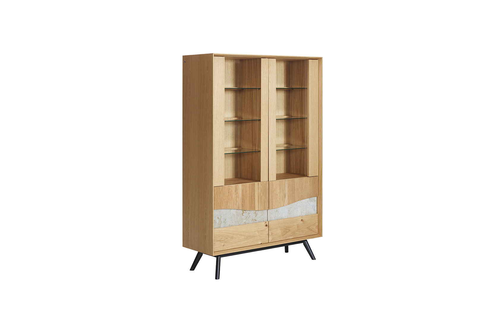 Bibliothèque vitrine ALPHA