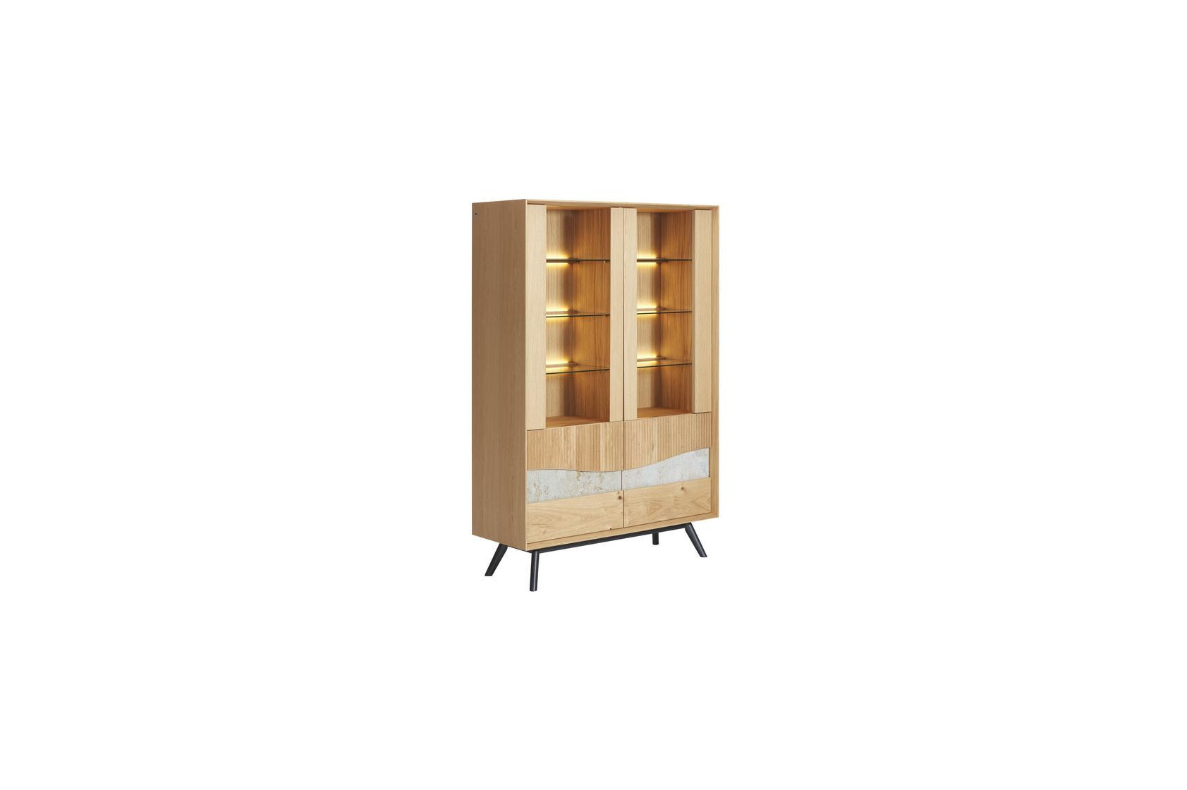 Bibliothèque vitrine ALPHA