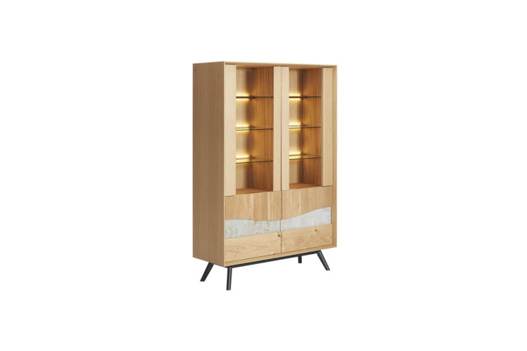 Bibliothèque vitrine ALPHA