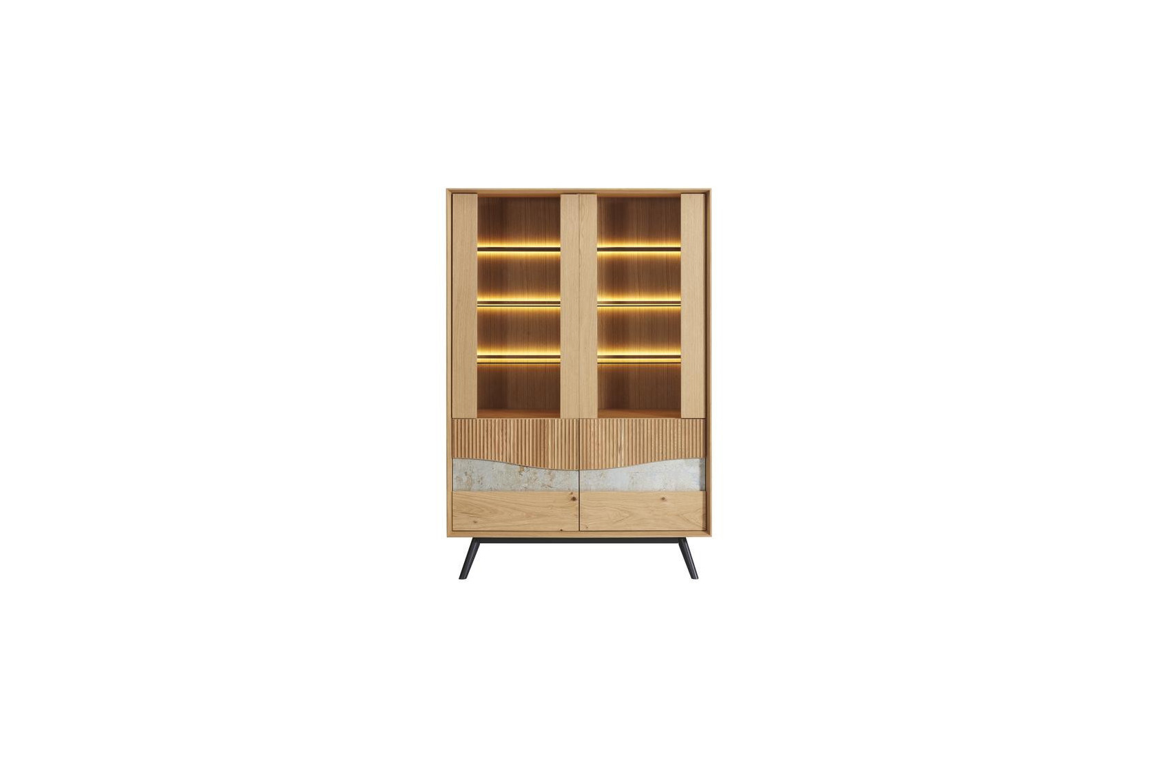 Bibliothèque vitrine ALPHA