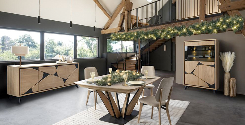 Salle à manger de Noël